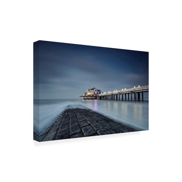 Stefano Pizzini 'The Pier' Canvas Art,16x24